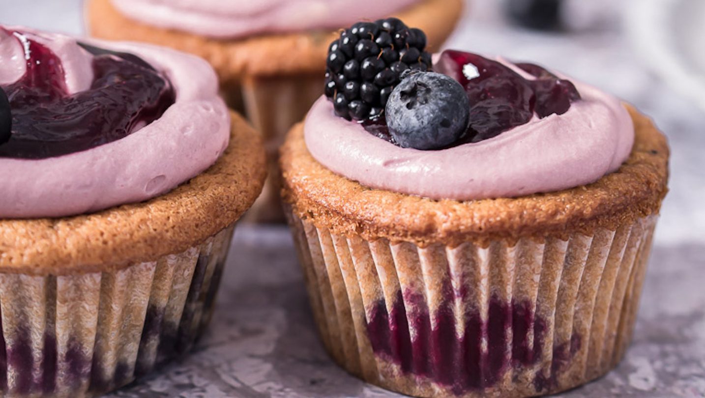 Muffins aux mûres