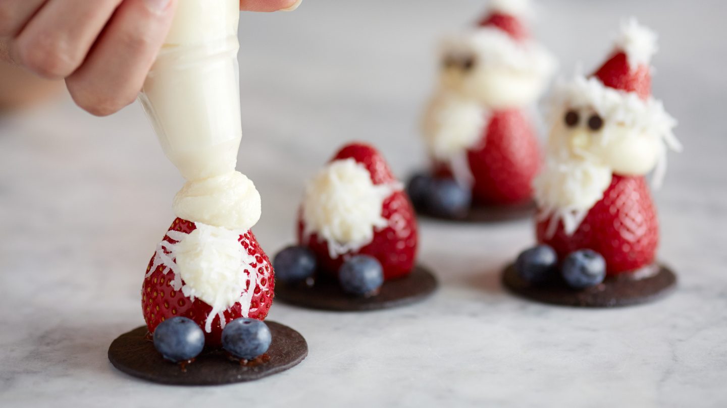 Père Noël aux fraises