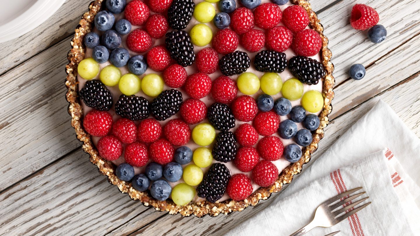 Recette de tarte végan aux fruits rouges