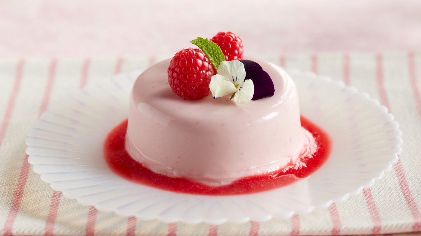 Panna Cotta Italienne Driscolls Framboises