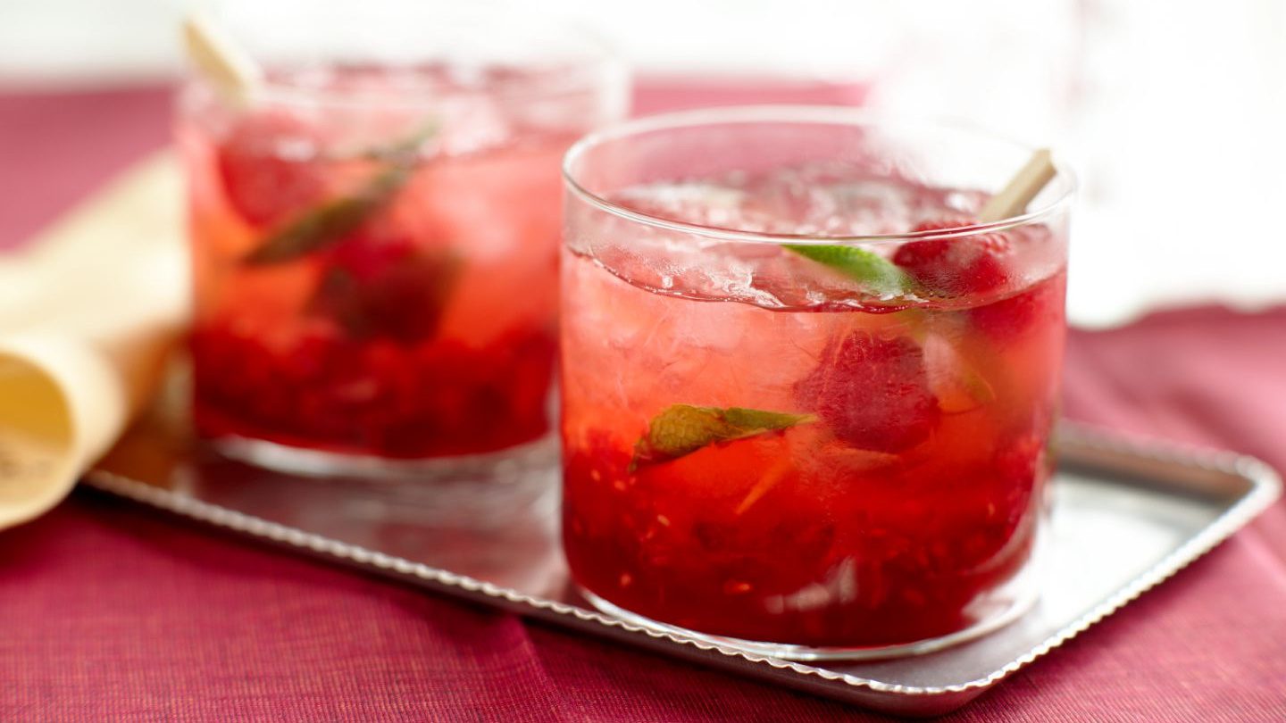 Caipirinha aux framboises 