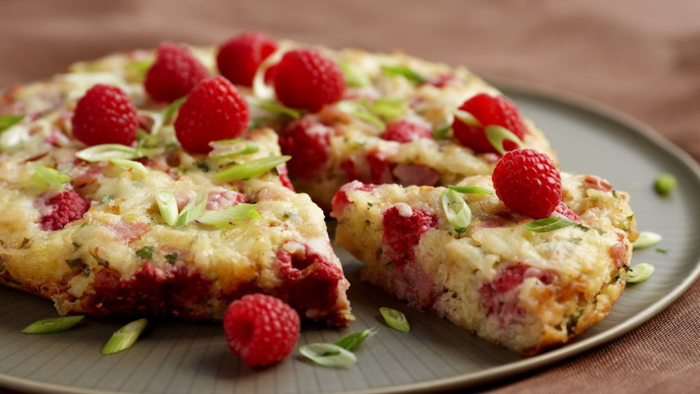 Formidable frittata aux framboises 