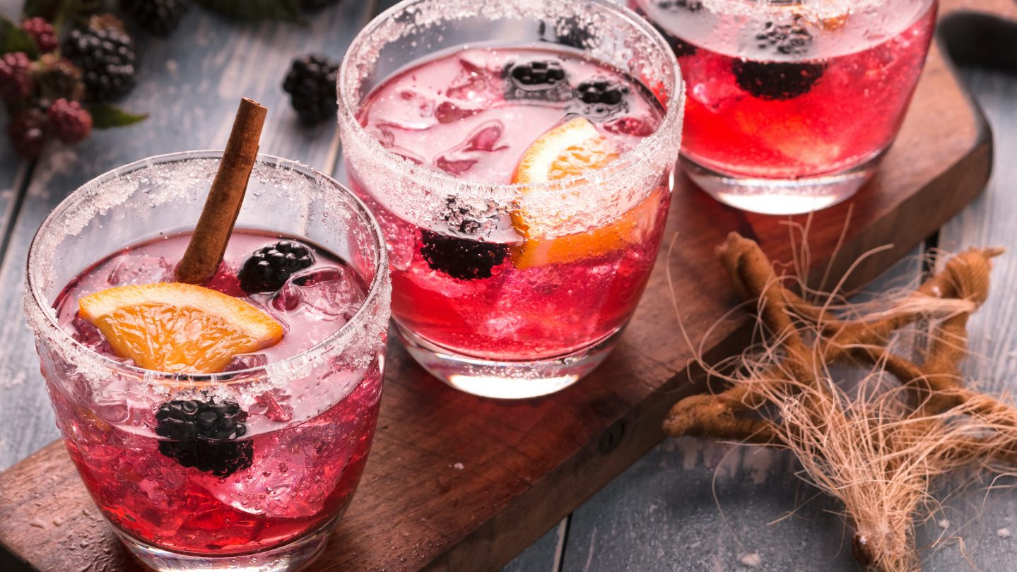 Cocktail bramble mûre-gingembre