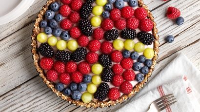 Recette de tarte végan aux fruits rouges