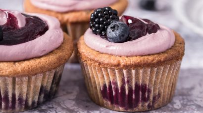 Muffins aux mûres