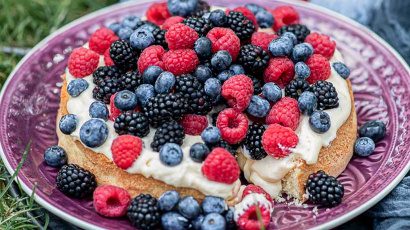 Tarte aux fruits rouges