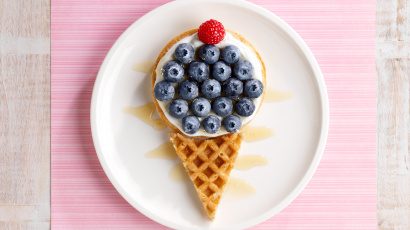 Cornet de Gaufre aux Fruits Rouges