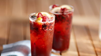 Sangria aux fruits rouges