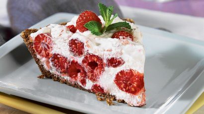 Easy raspberry cheesecake