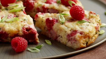 Formidable frittata aux framboises 