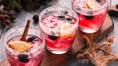 Cocktail bramble mûre-gingembre