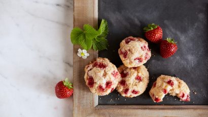 Gâteaux sablés aux fraises