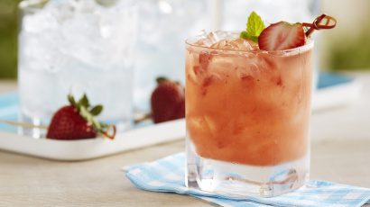 Mojito aux fraises et au gingembre