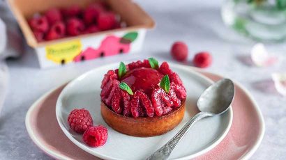 Tartelettes aux framboises 