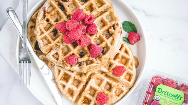 Gaufres aux Framboises