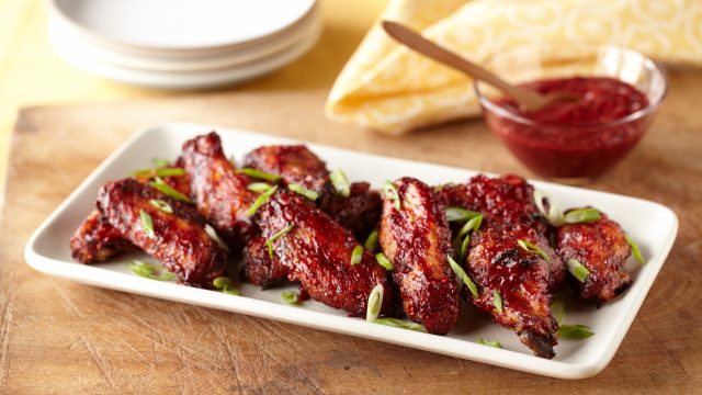 Raspberry Sweet and Spicy Chicken Wings