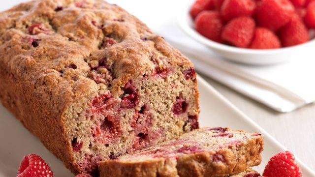 Raspberry Banana Bread