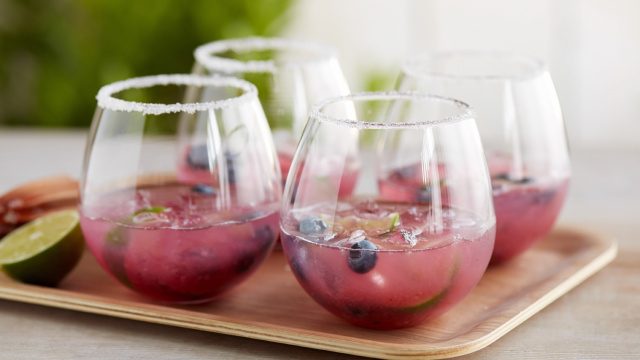 Spicy Pineapple Blueberry Margarita